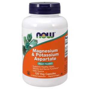 NOW Foods Magnesium & Potassium Aspartate with Taurine - 120