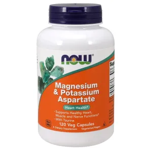 NOW Foods Magnesium & Potassium Aspartate with Taurine - 120