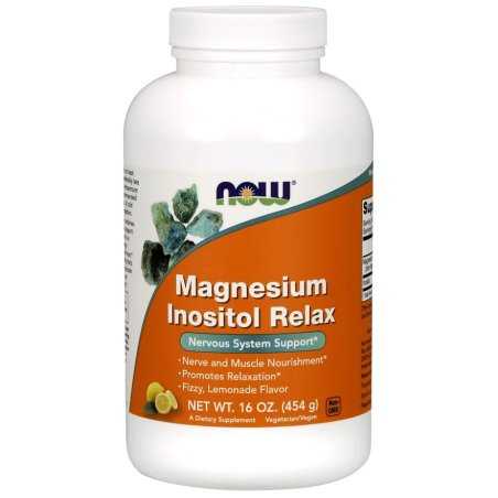 NOW Foods Magnesium Inositol Relax Powder - 454 grams