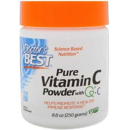 Doctor's Best Pure Vitamin C Powder with Quali-C - 250 grams