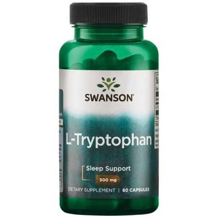 Swanson L-Tryptophan, 500mg - 60 caps