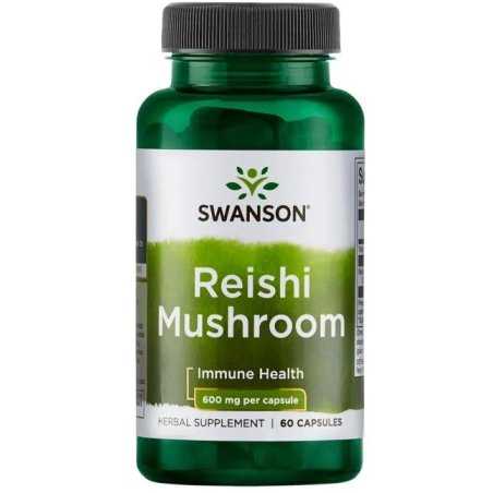 Swanson Reishi Mushroom, 600mg - 60 caps