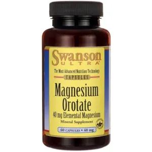 Swanson Magnesium Orotate, 40mg - 60 caps