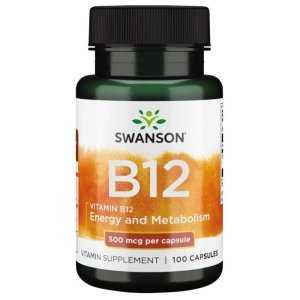 Swanson Vitamin B12, 500mcg - 100 caps