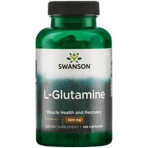 Swanson L-Glutamine, 500mg - 100 caps