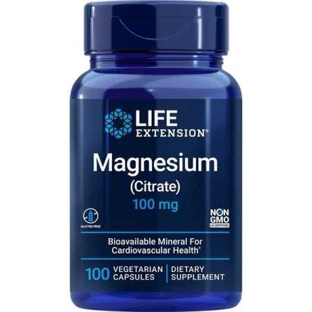 Life Extension Magnesium (Citrate), 100mg - 100 vcaps