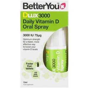 BetterYou D3000, Daily Vitamin D Oral Spray - 15 ml.