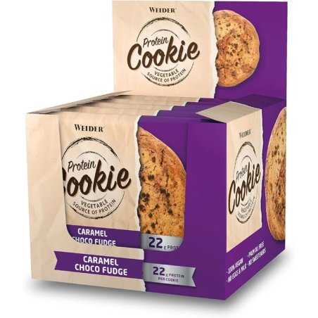 Weider Protein Cookie, Caramel Choco Fudge - 12 x 90g