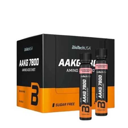 BioTechUSA AAKG 7800, Pink Grapefruit - 20 x 25 ml.
