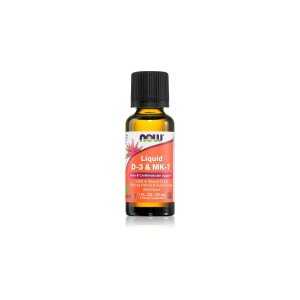 NOW Foods Liquid D-3 & MK-7, Mint - 30 ml.