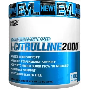 EVLution Nutrition L Citrulline 2000, Unflavoured, 200 grams
