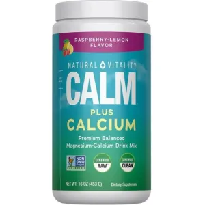 Natural Vitality Natural Calm Plus Calcium, Raspberry Lemon -