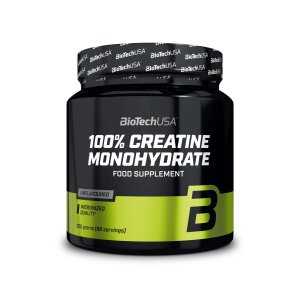 BioTechUSA 100% Creatine Monohydrate, Unflavoured - 300 grams