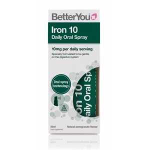 BetterYou Iron 10 Daily Oral Spray (10mg), Pomegranate - 25 ml.