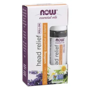 NOW Foods Essential Oil, Head Relief Blend Roll-On - 10 ml.