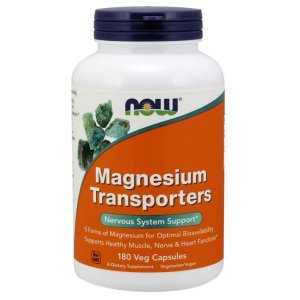 NOW Foods Magnesium Transporters - 180 vcaps