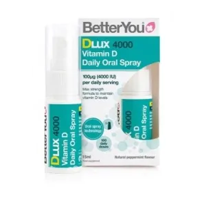 BetterYou DLux 4000 Daily Vitamin D Oral Spray, Natural