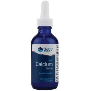 Trace Minerals Ionic Calcium, 200mg - 59 ml.