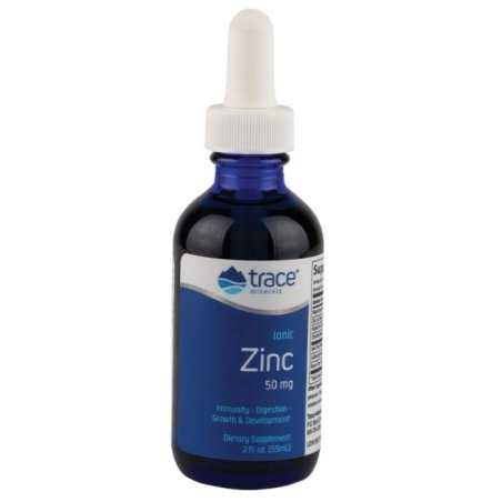 Trace Minerals Ionic Zinc, 50mg - 59 ml.