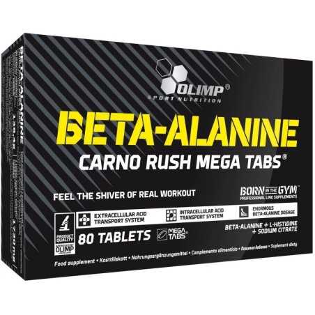 Olimp Nutrition Beta Alanine - Carno Rush Mega Tabs - 80 tablets