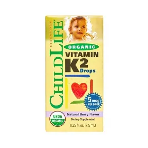 Child Life Vitamin K2 Drops, Natural Berry - 7 ml.