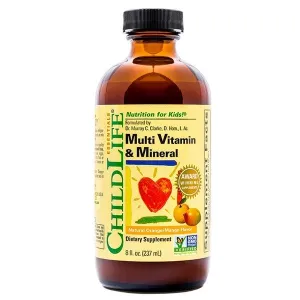 Child Life Multi Vitamin & Mineral, Natural Orange/Mango - 237 ml.