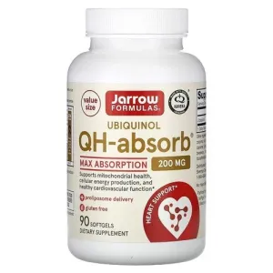 Jarrow Formulas Ubiquinol QH absorb, 200mg, 30-120 softgels