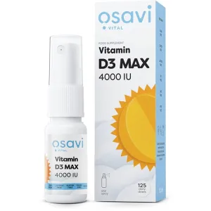 Osavi Vitamin D3 Oral Spray, MAX 4000IU, 12 5 ml, 12.5 ml